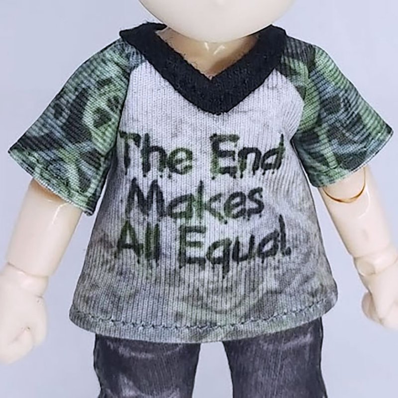 画像4: ＶネックスカルＴシャツ【グリーン】 (4)