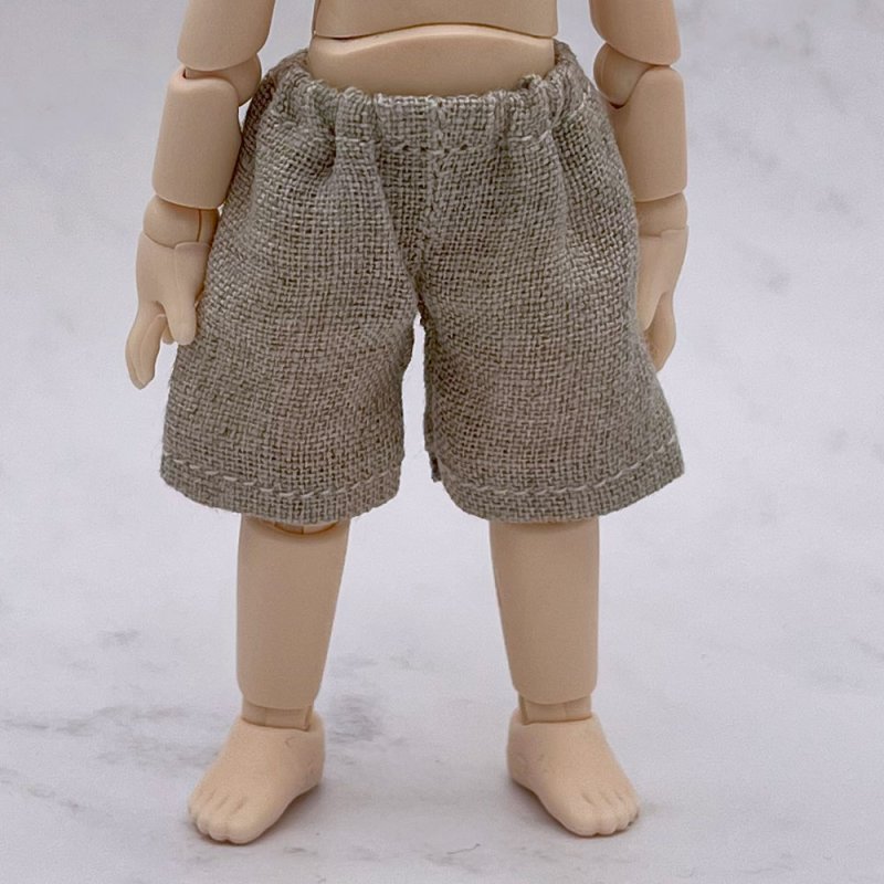 画像2: 麻のショートパンツ (2)