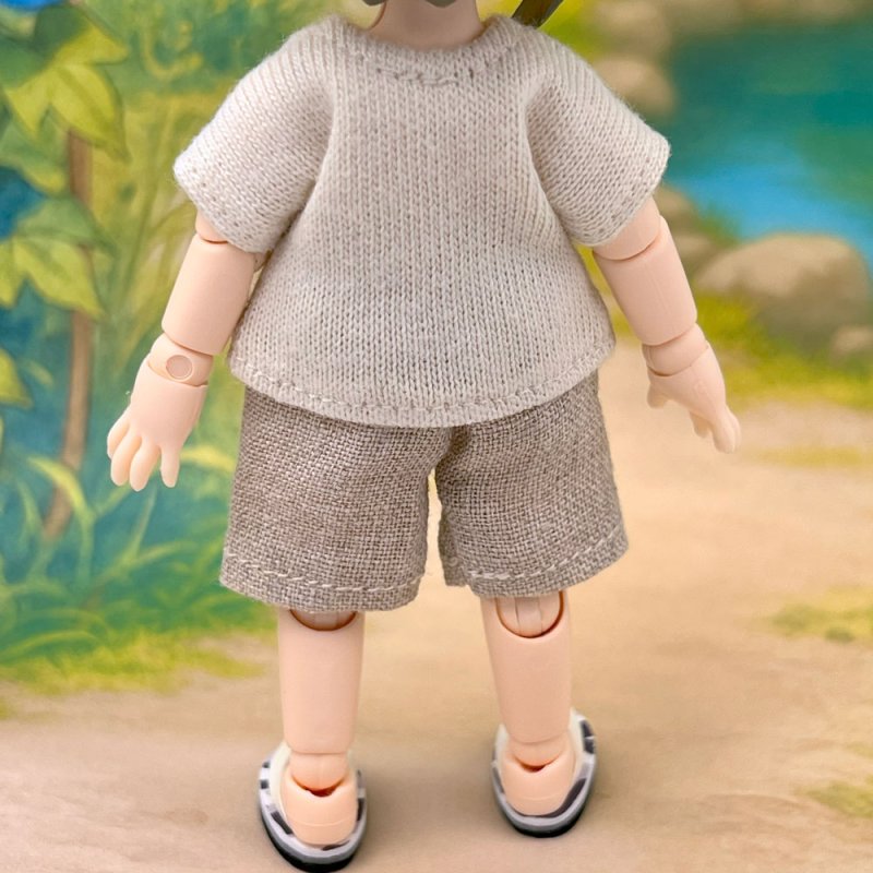 画像7: 麻のショートパンツ (7)