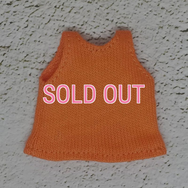 画像2: 【値下品】アイロンプリントタンクトップ【樽マグ/オレンジ】 (2)