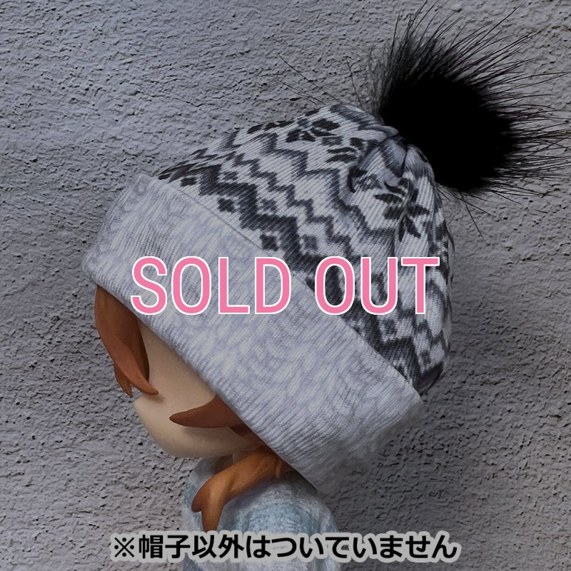 画像6: 【値下品】NDサイズなんちゃってニット帽【ノルディック柄グリーン】 (6)