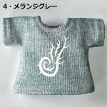 画像6: 単色プリント カスタムＴシャツ 【白トライバル-火球】 (6)