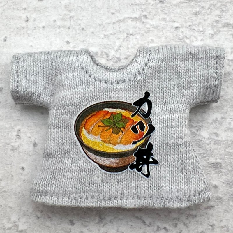 画像1: 【アウトレット】Tシャツ-その18　「カツ丼」 (1)
