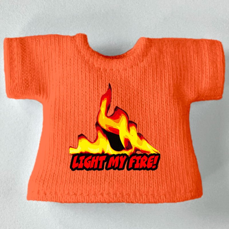 画像1: カスタムカラー プリントTシャツ 【Light My Fire!】 (1)