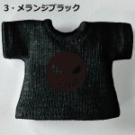 画像4: 単色プリント カスタムＴシャツ 【バッドフェイス黒】 (4)
