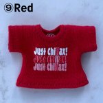 画像11: アイロンプリントTシャツ 【JUST CHILLAX! (おちつけ！)】 (11)