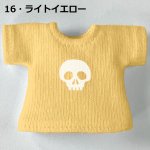 画像18: 単色プリント カスタムＴシャツ【ちびドクロ白】 (18)