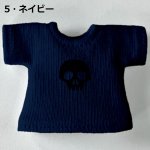 画像7: 単色プリント カスタムＴシャツ【ちびドクロ黒】 (7)