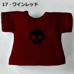 画像19: 単色プリント カスタムＴシャツ【ちびドクロ黒】 (19)