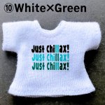画像3: アイロンプリントTシャツ 【JUST CHILLAX!-白 (おちつけ！)】 (3)