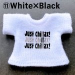 画像4: アイロンプリントTシャツ 【JUST CHILLAX!-白 (おちつけ！)】 (4)