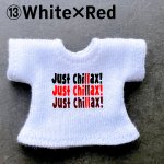 画像6: アイロンプリントTシャツ 【JUST CHILLAX!-白 (おちつけ！)】 (6)
