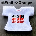 画像7: アイロンプリントTシャツ 【JUST CHILLAX!-白 (おちつけ！)】 (7)