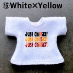 画像8: アイロンプリントTシャツ 【JUST CHILLAX!-白 (おちつけ！)】 (8)