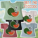 画像1: プリント カスタムＴシャツ【すいか/西瓜】 (1)