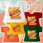 画像1: プリント カスタムＴシャツ【Hot Dog-2】 (1)
