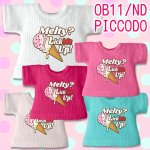 画像1: プリント カスタムＴシャツ 【メルティアイス-ストロベリー】 (1)