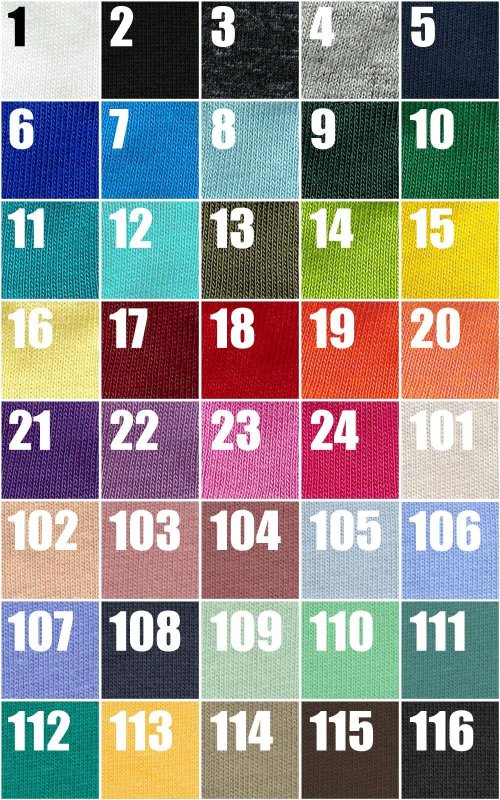 画像3: 選べる40色 無地半袖Tシャツ (3)